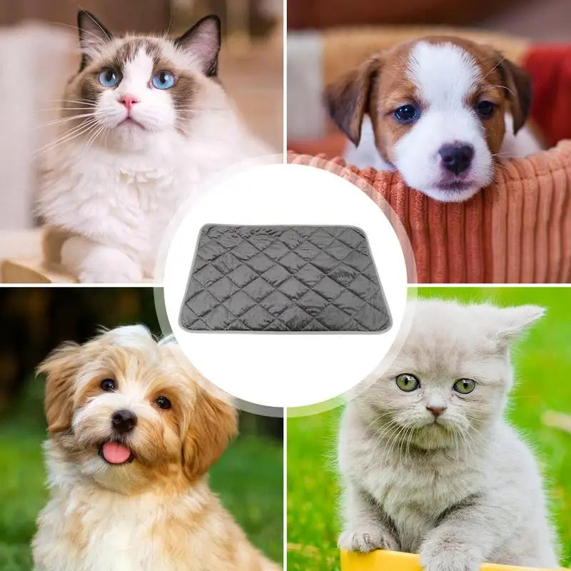 Heating Pad For Cats Self-Warming Pet Blanket Cat Pad Soft Thermal Blanket Warming Mat Anti Slip Heated Mat Pet Bed Supplies