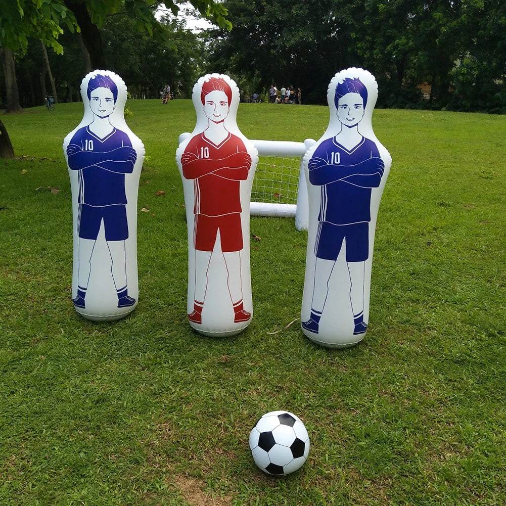 Air Mannequins Free Kick Defender Standing Boxing Bag Football Practice Tumbler for Home Exercise for Children Adults