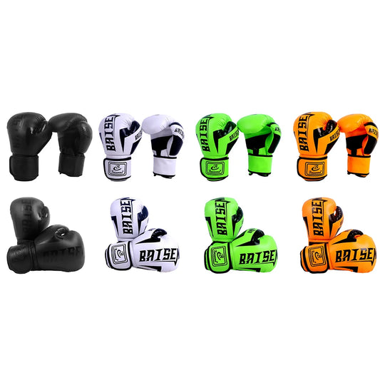 PU Boxing Training Gloves Wearable Hand Protective Gloves Tear Resistant Breathable Durable One Time Forming for Adult Children