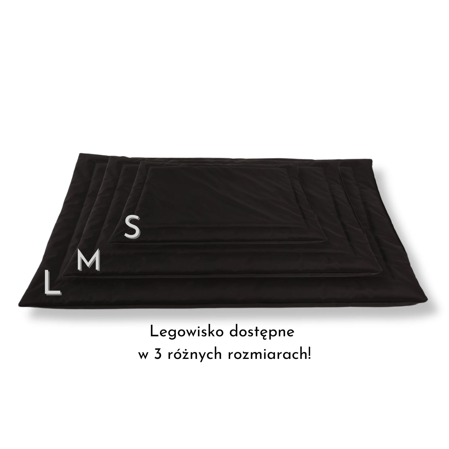 Dog Mat Waterproof Black 120x80cm