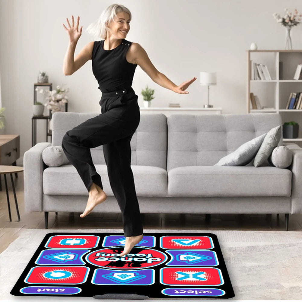 Electronic Dance Pad Dancing Mat Family Music Game Mat Dancing Pad for Kids and Adults for Exercise & Games