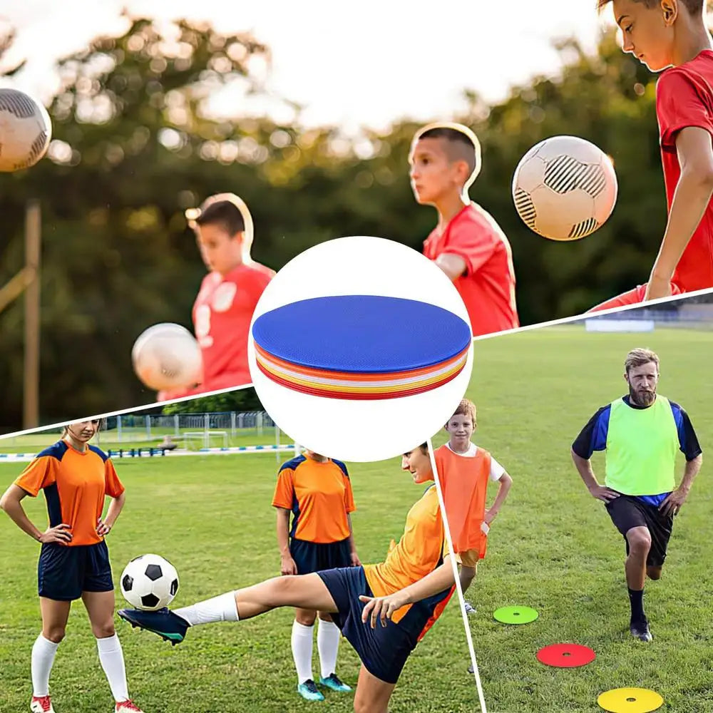 Soccer Training Flat Disc Football Training Marker Plate Exercising Plate Disc For Soccer Multifunctional Training Equipment For