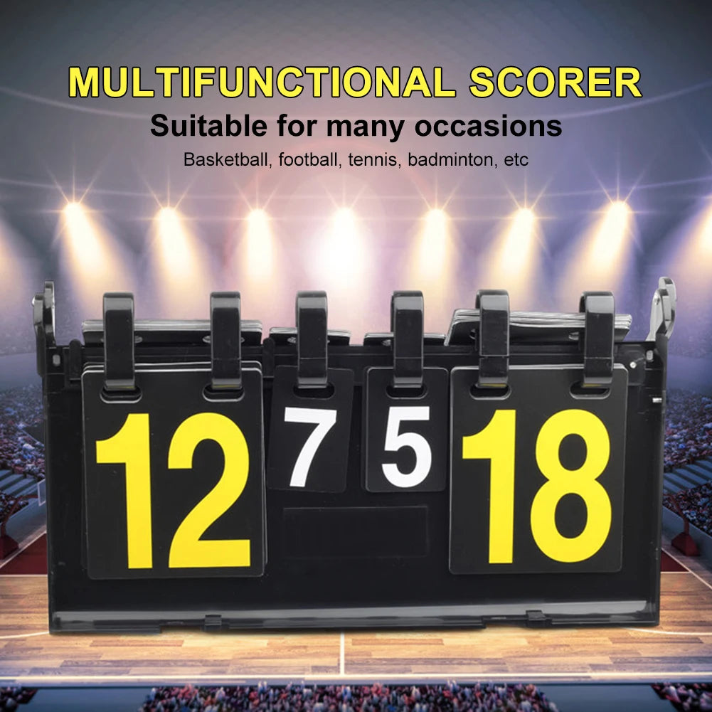 Volleyball Scoreboard Competition 4-Digit Score Board Sports Basketball Football Indoor Exercise Sport Decoration