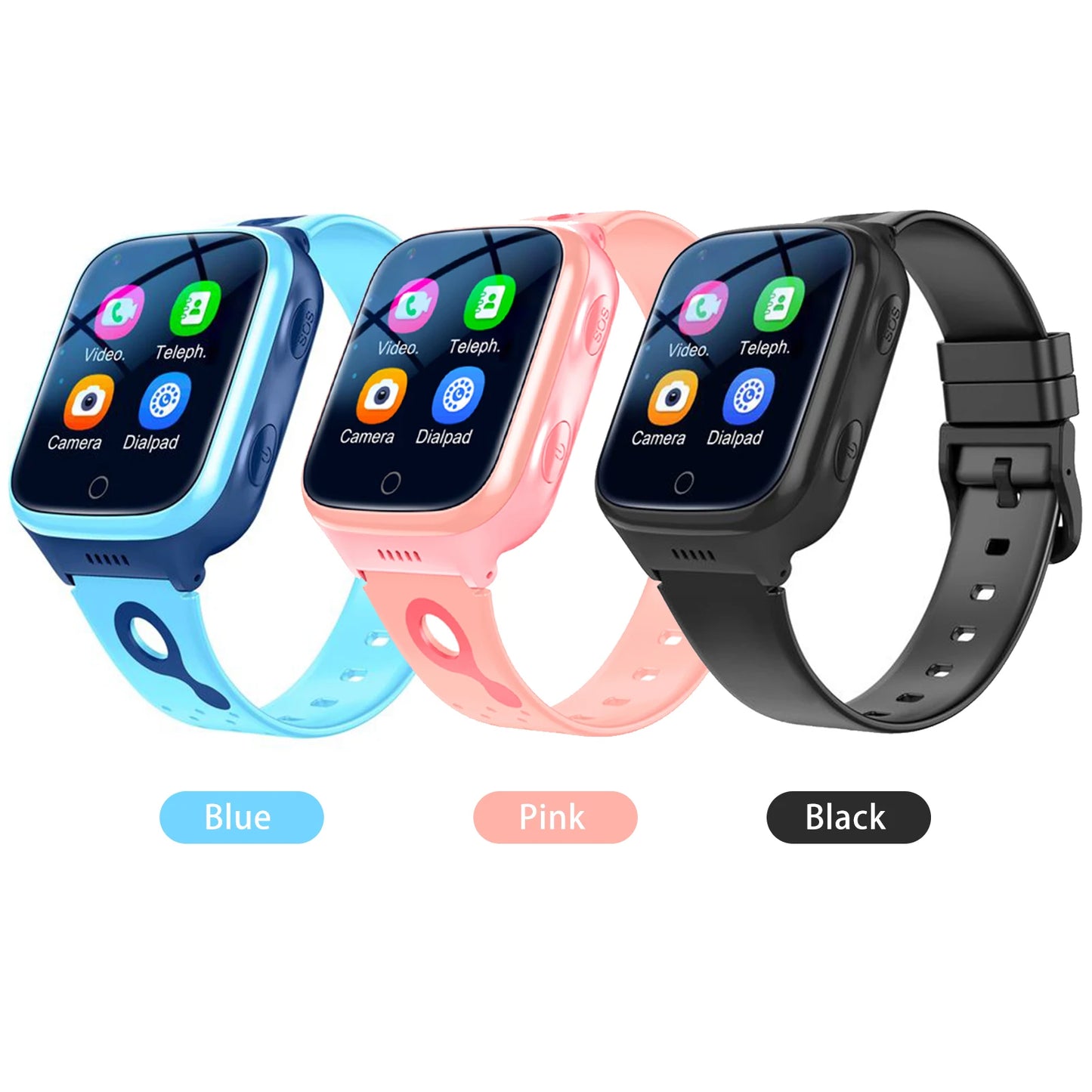 4G Kids Smart Watch GPS SOS Global Positioning System IP67 Waterproof Video Phone Call Trace Android Smartwatch