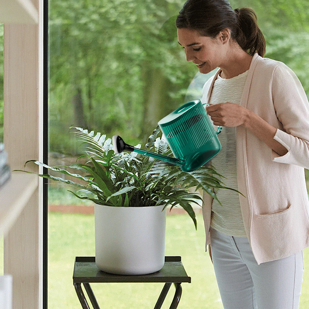 1800ML Garden Watering Can with Sprinkler Head Plastic Watering Can with Long Spout for Indoor and Outdoor Plants