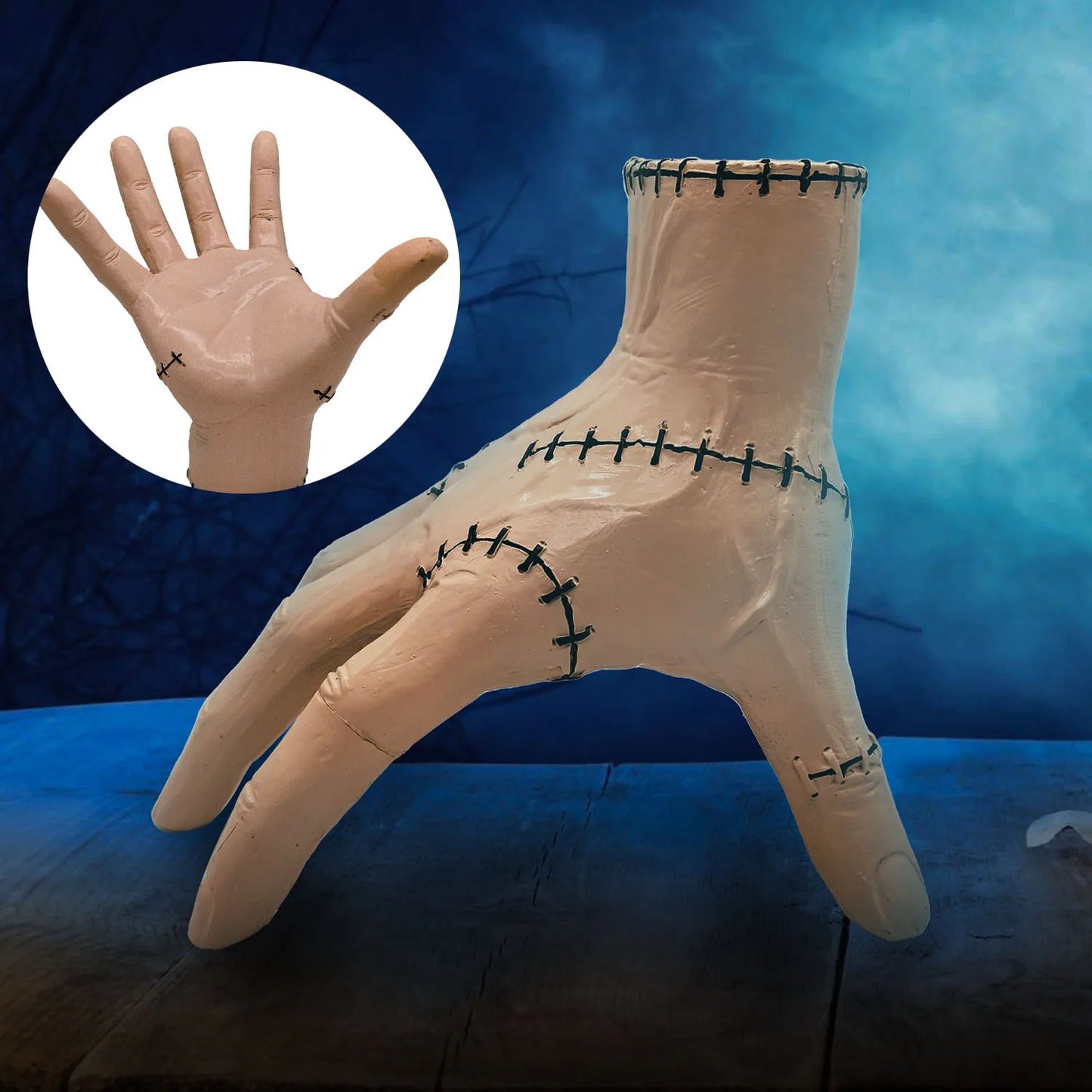 Horror Wednesday Thing Hand From Addams Family Cosplay Latex Figurine Home Decor Desktop Crafts Halloween Party Costume Prop