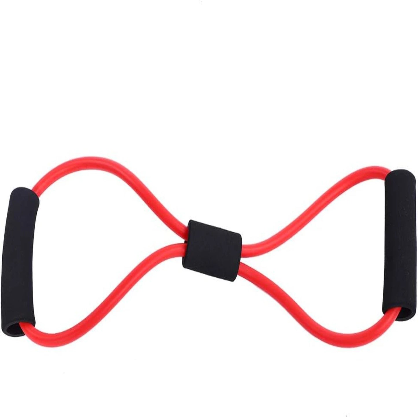 Durable and Versatile Figure 8 Shaped Resistance Band - Flexible Rubber Tube Rope for Full Body Workout, Perfect for Yoga, Pilat