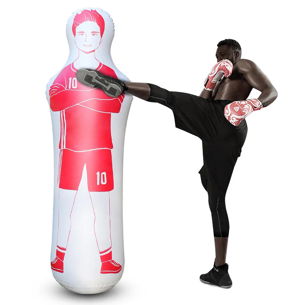 Air Mannequins Free Kick Defender Standing Boxing Bag Football Practice Tumbler for Home Exercise for Children Adults