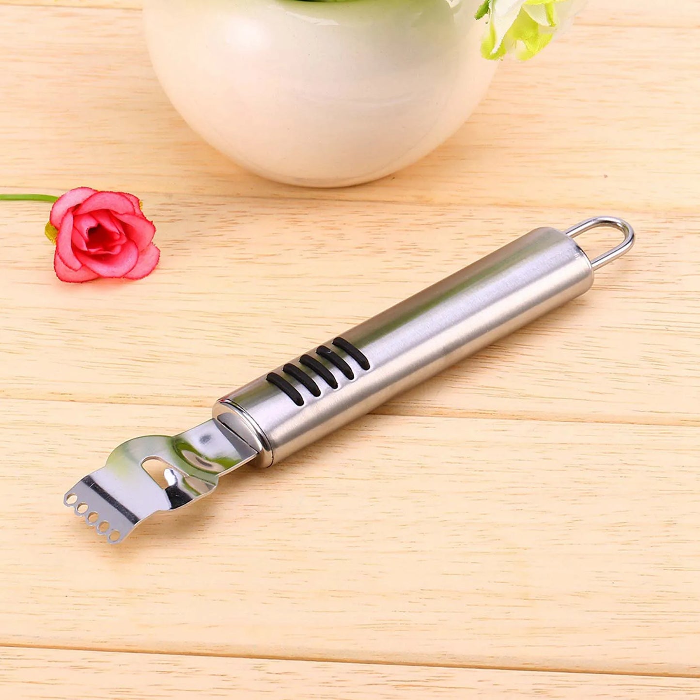 Kitchen Peeling Tool Lemon Scraper Stainless Steel Peeler Stainless Steel Lemon Lime Orange Peeler Fruit Zester Citrus Scraper