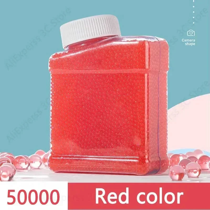 50000 Growing Water Ball Beads Ammo For  Gun Glock Pistol Toy Guns M416