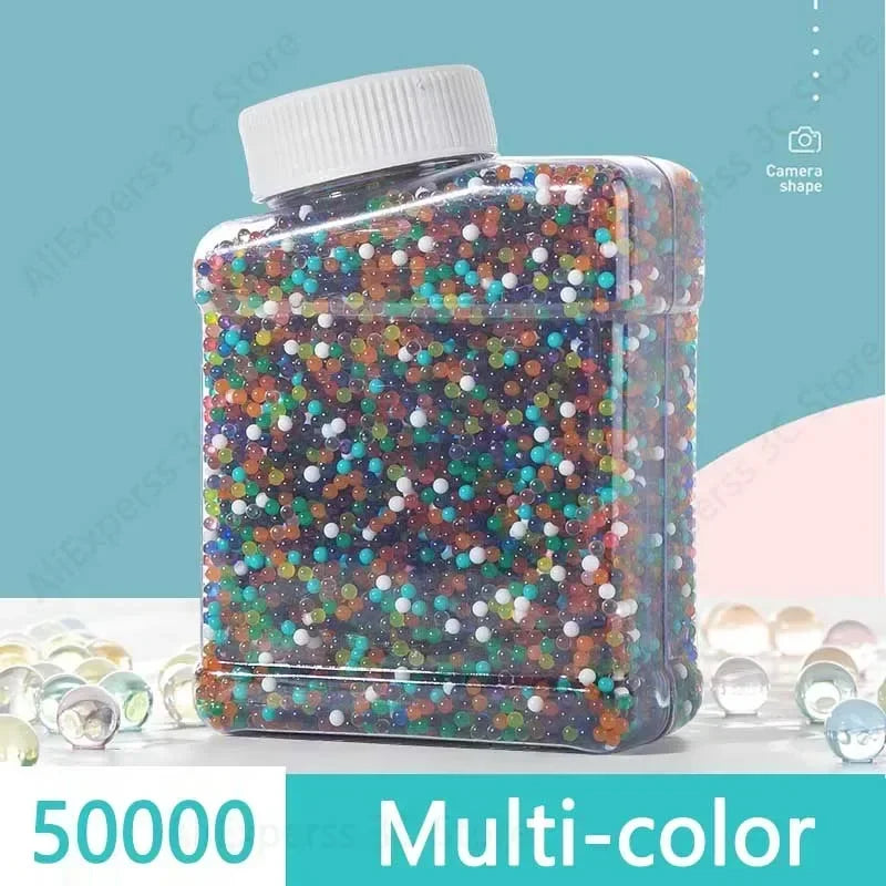 50000 Growing Water Ball Beads Ammo For  Gun Glock Pistol Toy Guns M416