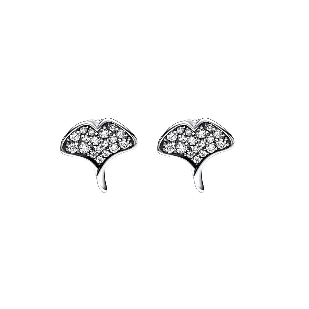 Heart Shape&Timeless Pavé Single-row Hoop Earrings Fashion Fine Jewelry Birthday Gifts 925 Sterling Silver For Women