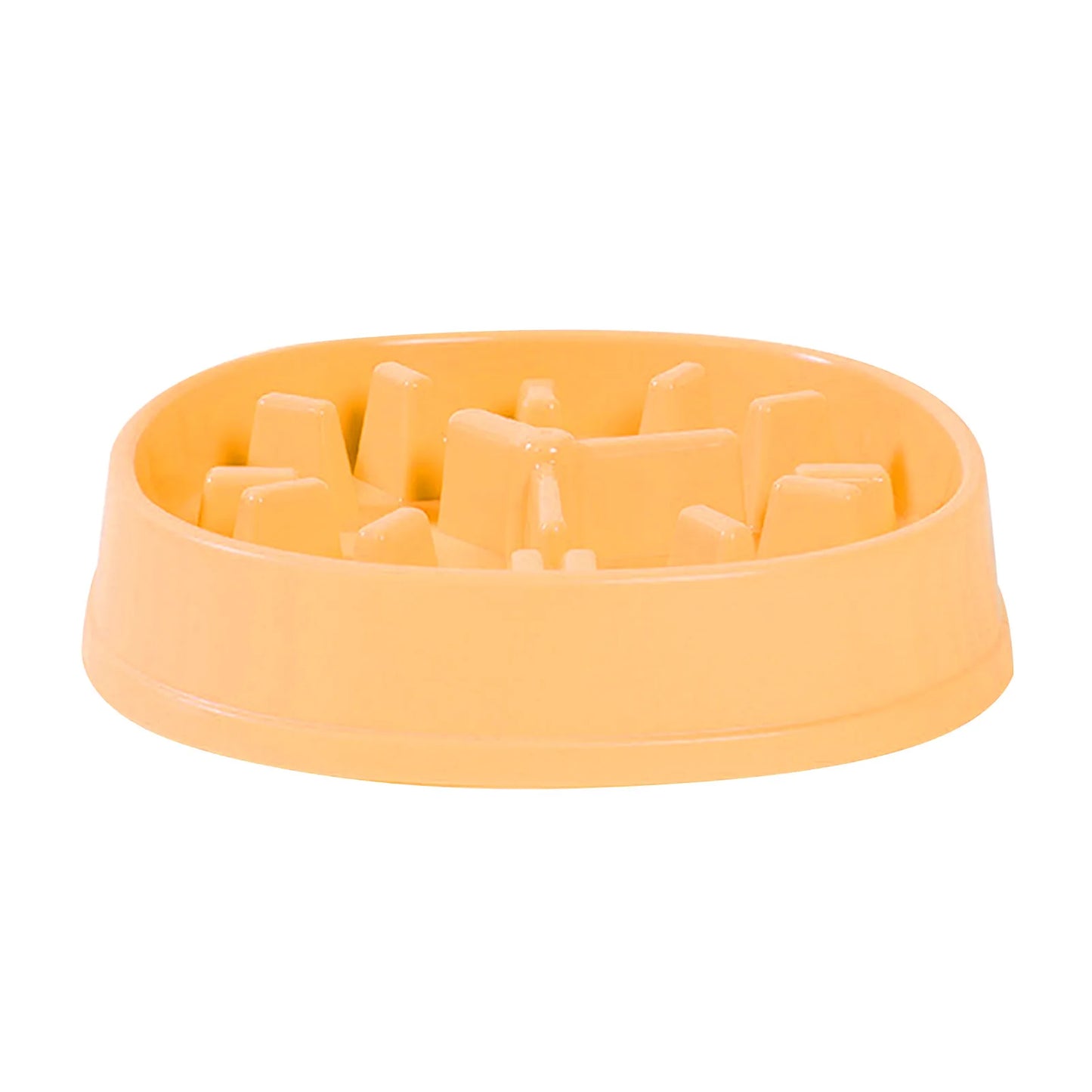 Pet Dog Bowl Dog Slow Feeder Bowl Puppy Cat Slow Eating Dish Bowl Anti-Gulping Food Plate Feeding Dog Cat Food Bowl Pet Supplies