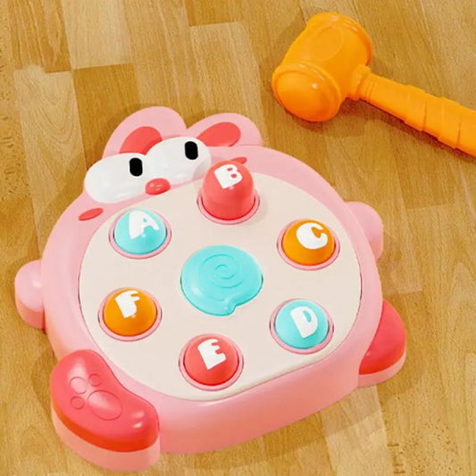 Kids Hammering Toy Cute Bunny Funny Game Machine Hammer Developmental Learning Toy Fun Activities For Kids Early Learning Hand E