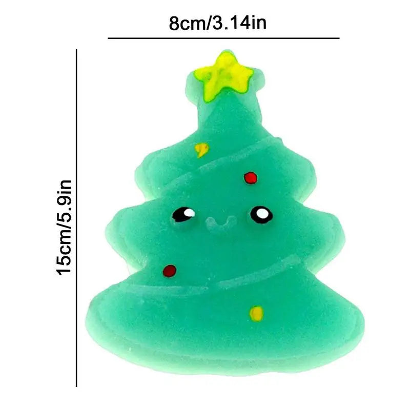 Squishies Christmas Toys Christmas Squishy Squeeze Balls Reusable Christmas Fidget Ball Toys For Boys Girls Adults Kids