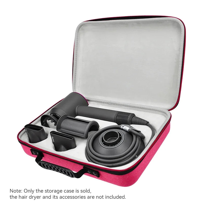 Hard EVA Case for Dyson Supersonic Hair Dryer HD08/HD15 Storage Bags Portable Travel Carrying Box Pink Black and Printing