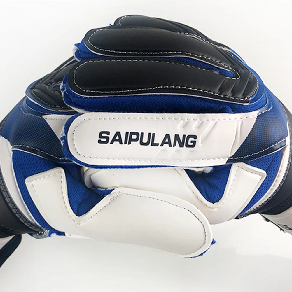 Professional Goalkeeper Gloves Adults Kids Football Soccer Goalie Gloves Non-slip Thicken Latex Keeper Glove Finger Protection