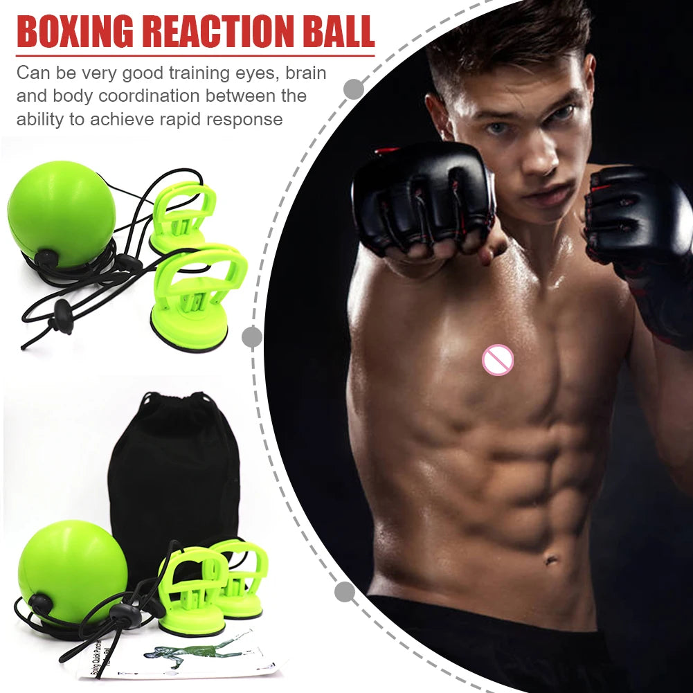 Boxing Reflex Speed Ball Sanda Hand Eye Training Fight Ball Fitness Equipment Exerciser Equipments Gym Training