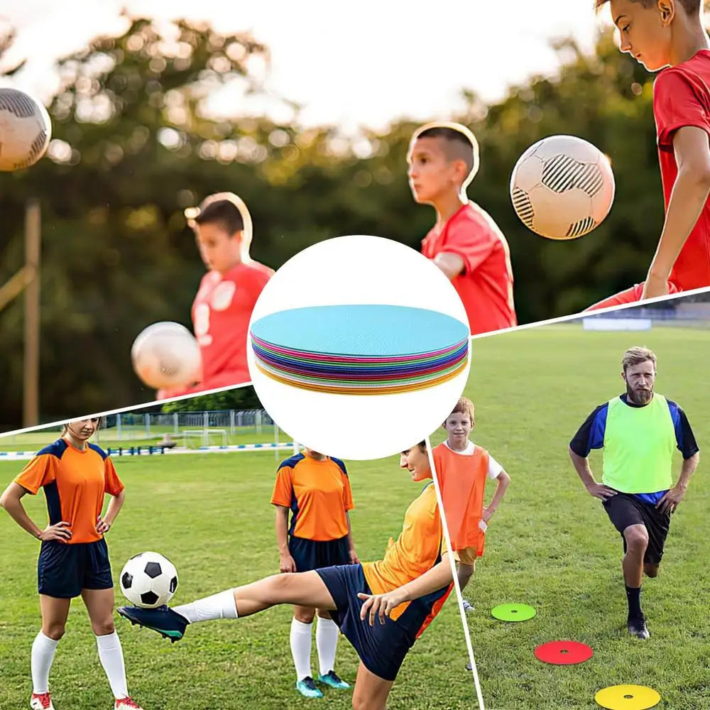 Soccer Training Flat Disc Football Training Marker Plate Exercising Plate Disc For Soccer Multifunctional Training Equipment For