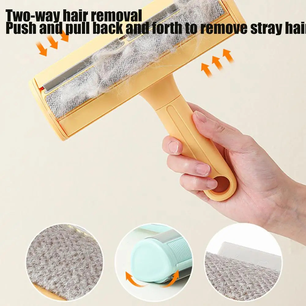 Roller Pet Hair Remover Two-Way Lint Buster Pet Hair Roller Lint Cleaner For Furniture Couch Carpet Clothing And Bedding