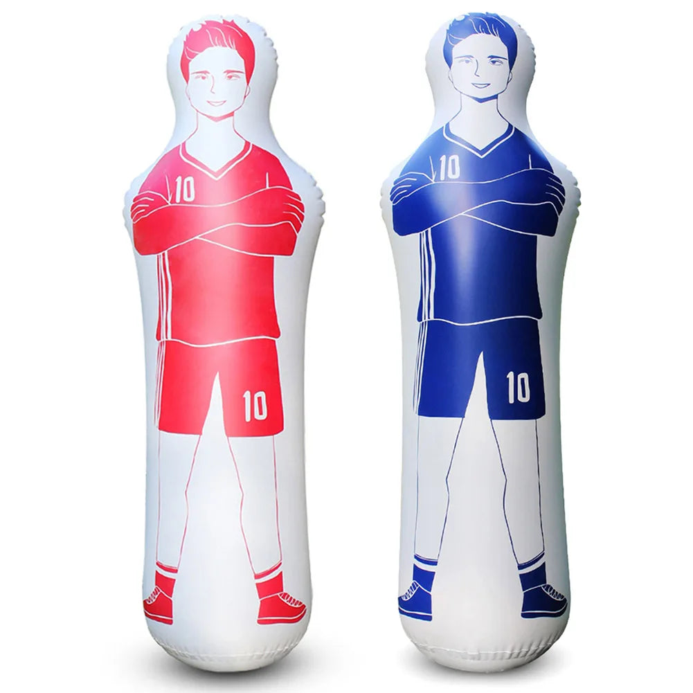 Air Mannequins Free Kick Defender Standing Boxing Bag Football Practice Tumbler for Home Exercise for Children Adults