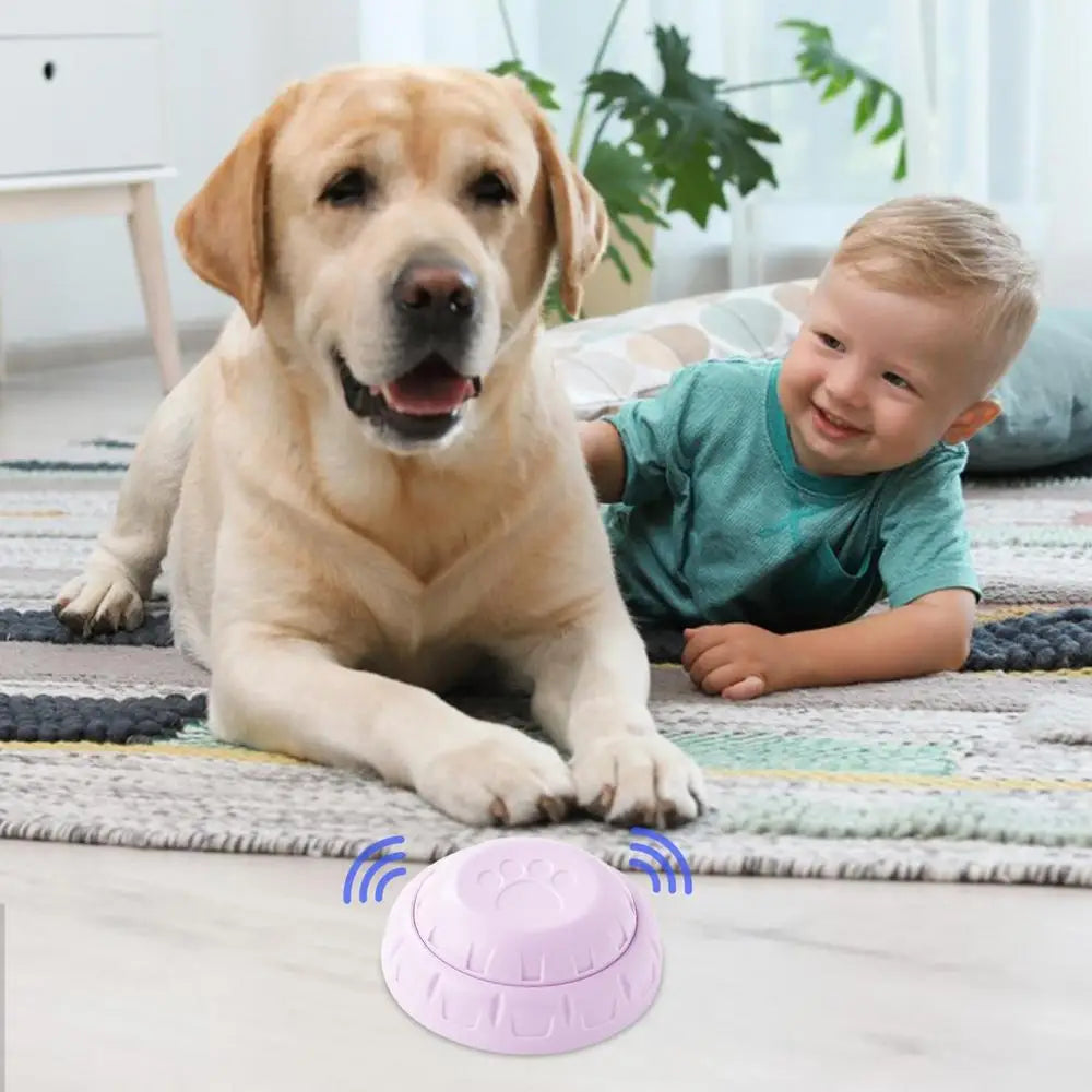 Dog Recordable Button Interactive Communication Talking Button Voice Training Buzzer Recordable Dog Toys Speaking Button