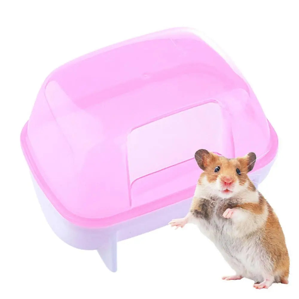 Hamster Sand Bath Chinchilla Dust Bath House Detachable Hamster Bath Hamster Litter Box Stable Hamster Bathtub Toilet For Dwarf