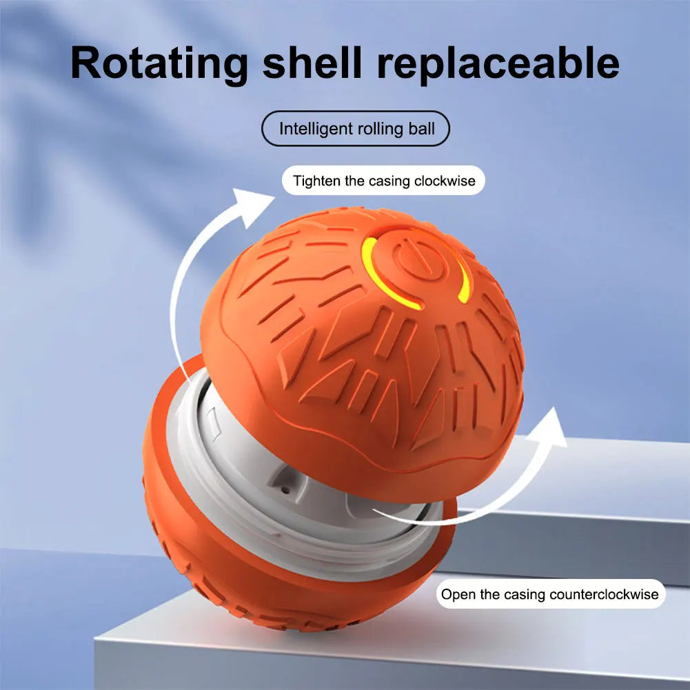 Cat Interactive Ball Toys Automatic Rolling Ball Rechargeable Smart Pet Electric Toy Dog Cat Training Anti-Depression Toy