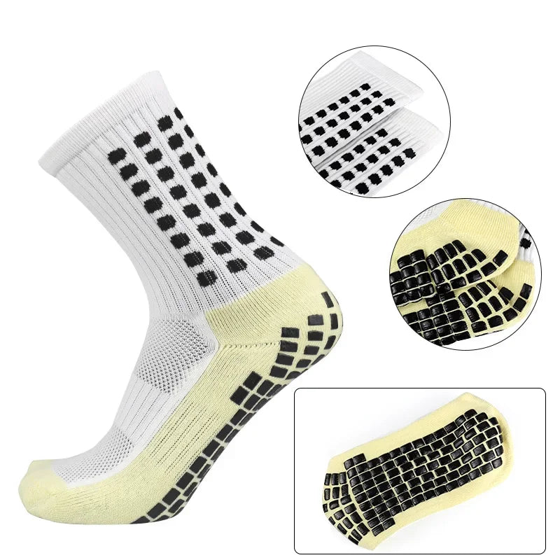 5PCS Set Teenagers Football Bag Soccer Socks Grip Men Sport Socks Soccer Leg Cover Shin Pads Soccer Training Shank Board Bandag