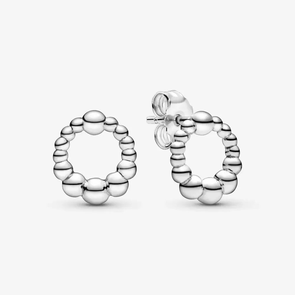 Heart Shape&Timeless Pavé Single-row Hoop Earrings Fashion Fine Jewelry Birthday Gifts 925 Sterling Silver For Women