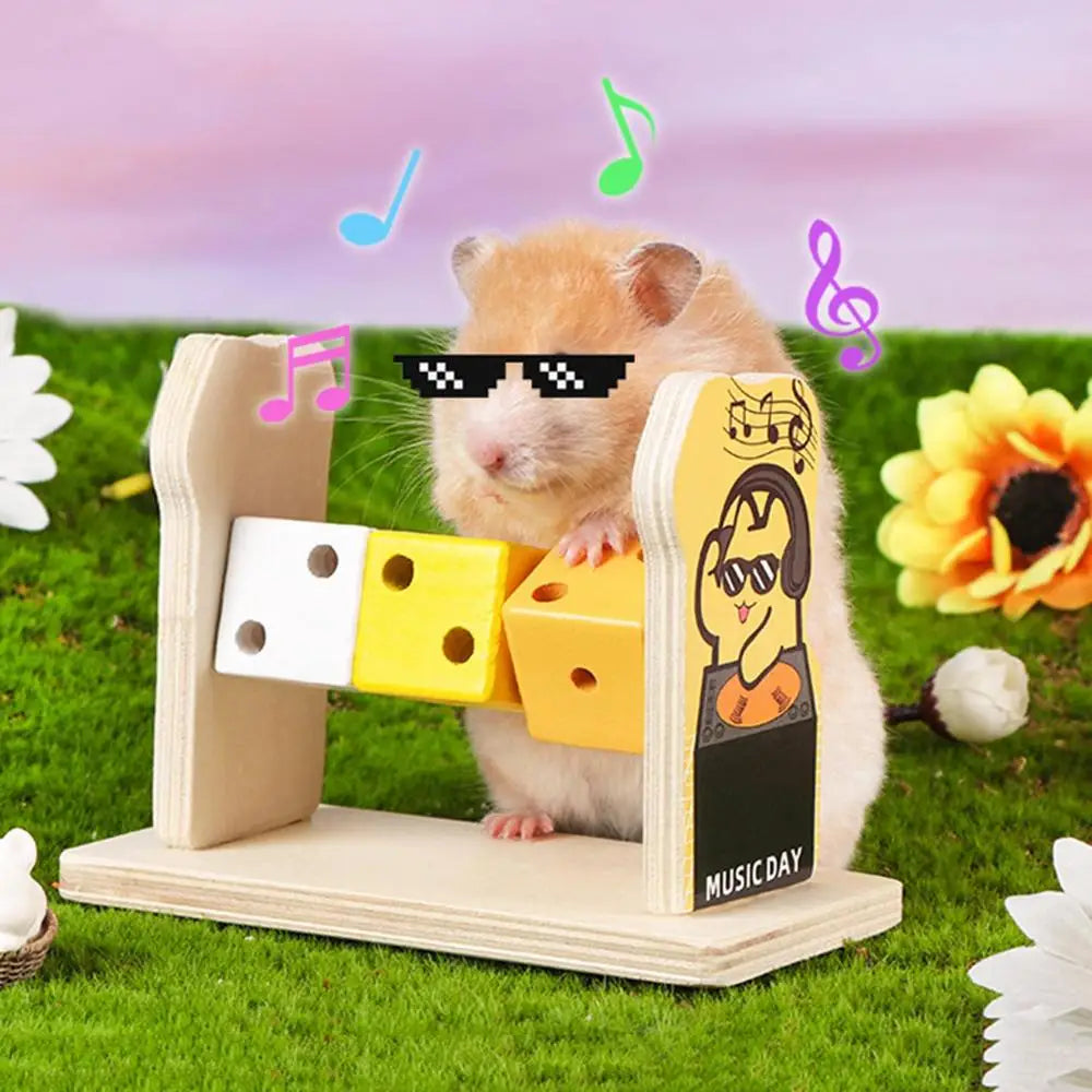 Chew Toys For Hamsters Hamster Wood Training Blocks Creative Hamster Chew Blocks Toys Wooden Hamster Cage Accessories