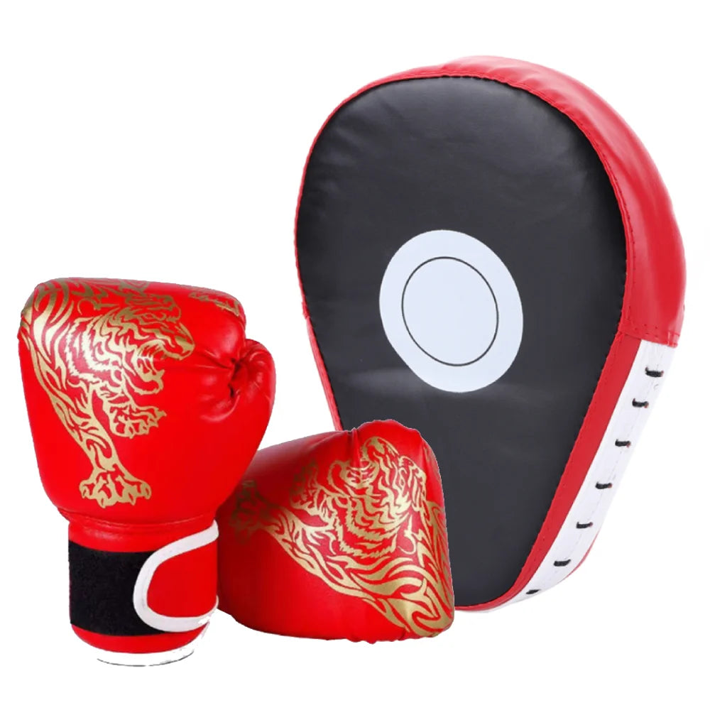 Martial Arts Training Curved Boxing Pad PU Leather Punching Bag Muay Thai Taekwondo Sanda Kickboxing Boxing Focus Pad Hand Targe