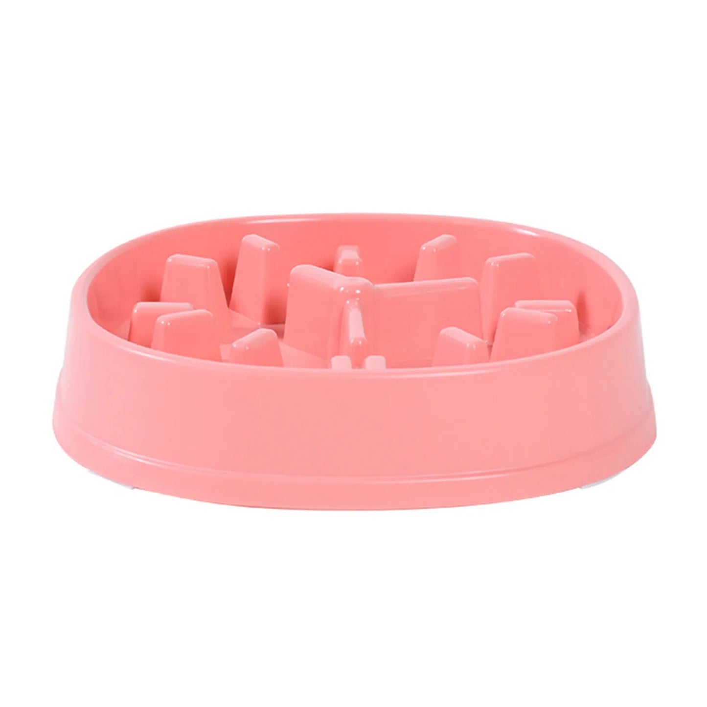 Pet Dog Bowl Dog Slow Feeder Bowl Puppy Cat Slow Eating Dish Bowl Anti-Gulping Food Plate Feeding Dog Cat Food Bowl Pet Supplies