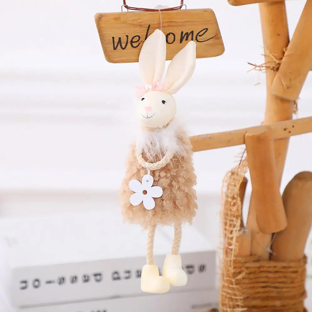 Mini Simulated Animal Rabbit Toys Cute Animal Soft Simulation Doll Easter Birthday Gift Kids Toy Bedroom Decor Kids Gift