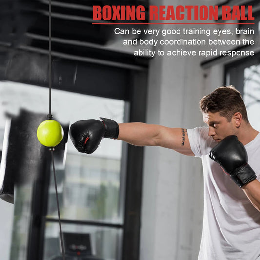 Boxing Reflex Speed Ball Sanda Hand Eye Training Fight Ball Fitness Equipment Exerciser Equipments Gym Training