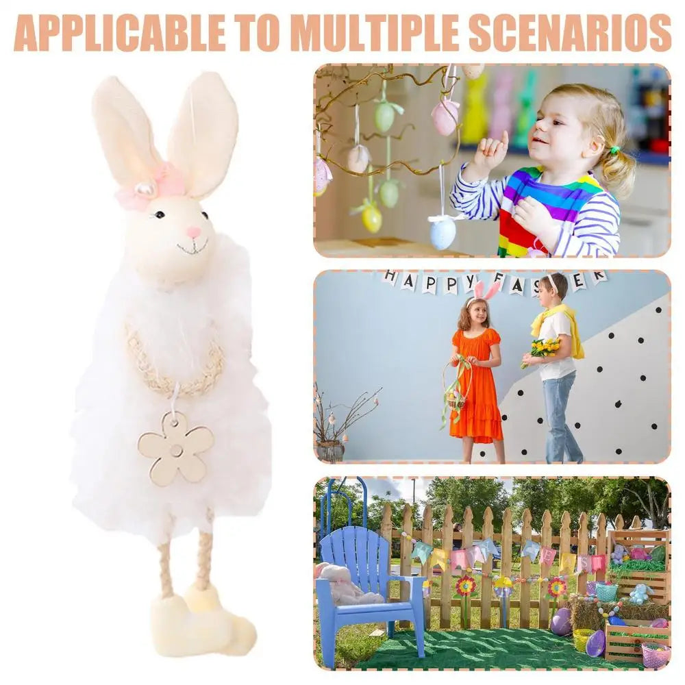 Mini Simulated Animal Rabbit Toys Cute Animal Soft Simulation Doll Easter Birthday Gift Kids Toy Bedroom Decor Kids Gift