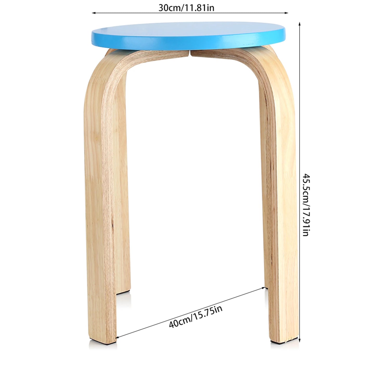 Anti-Slip Bent Wood Stacking Stool Candy Color Home Furniture Kids Room Decor Bentwood Stool Stool Kids Stool Wooden Stool