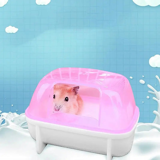 Hamster Sand Bath Chinchilla Dust Bath House Detachable Hamster Bath Hamster Litter Box Stable Hamster Bathtub Toilet For Dwarf