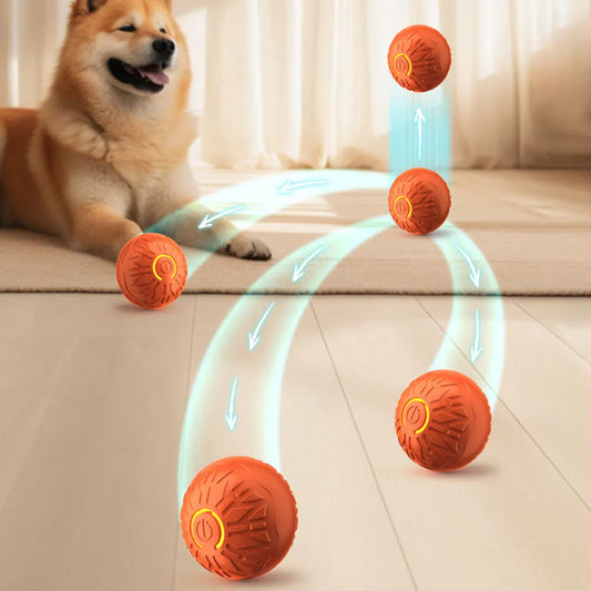 Cat Interactive Ball Toys Automatic Rolling Ball Rechargeable Smart Pet Electric Toy Dog Cat Training Anti-Depression Toy