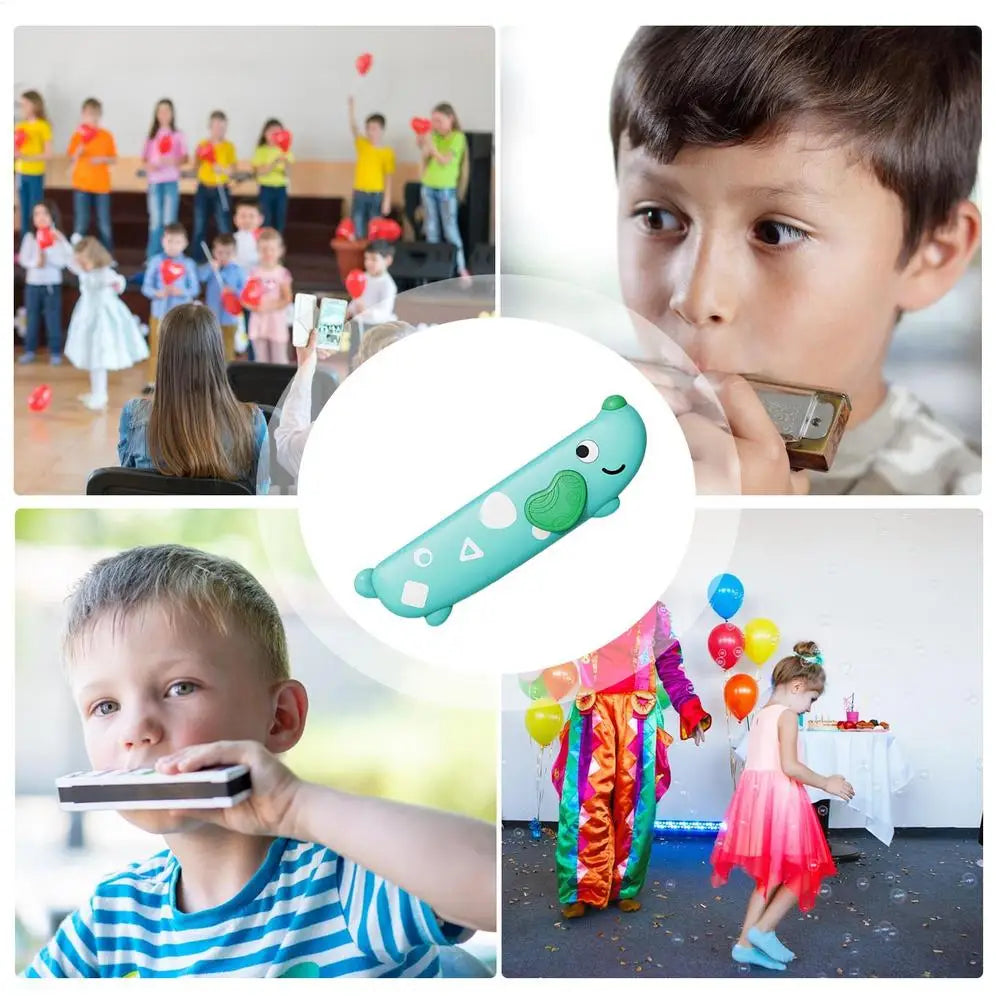 Kids Harmonica Toy 16 Holes Harmonica Music Toy Early Music Learning Musical Instrument Harmonica Toy For Beginner Girls And