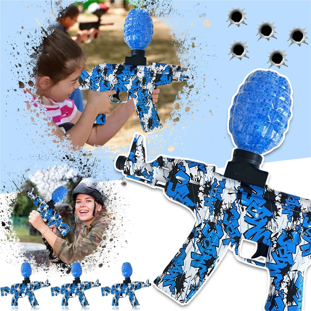 AK47 Electric Splatter Gel Ball With 3000 Water Beads For Outdoor Activities Shooting Team Game Toy Gifts For Teens